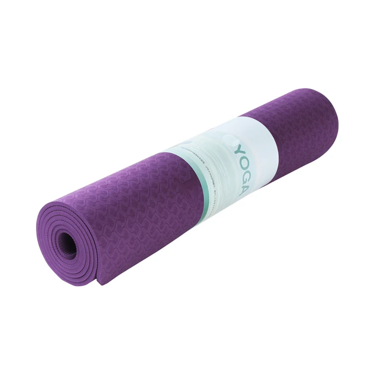 

Oyoga Non slip TPE 6mm support drop shipping cheap yoga mat, Blue/purple/black/green/pink/violet