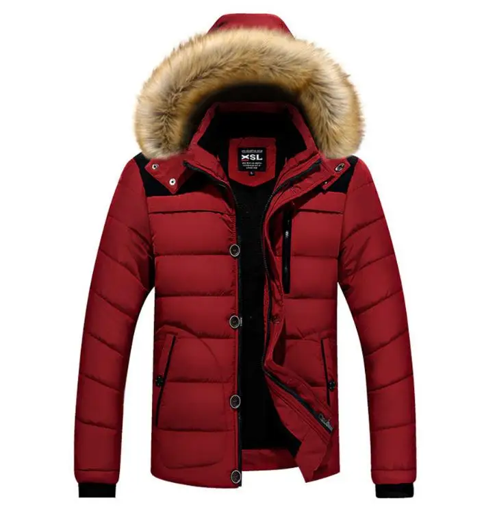 

OEM High Quality Zipper Winter Coat Thick warm men winter Jacket, Picture