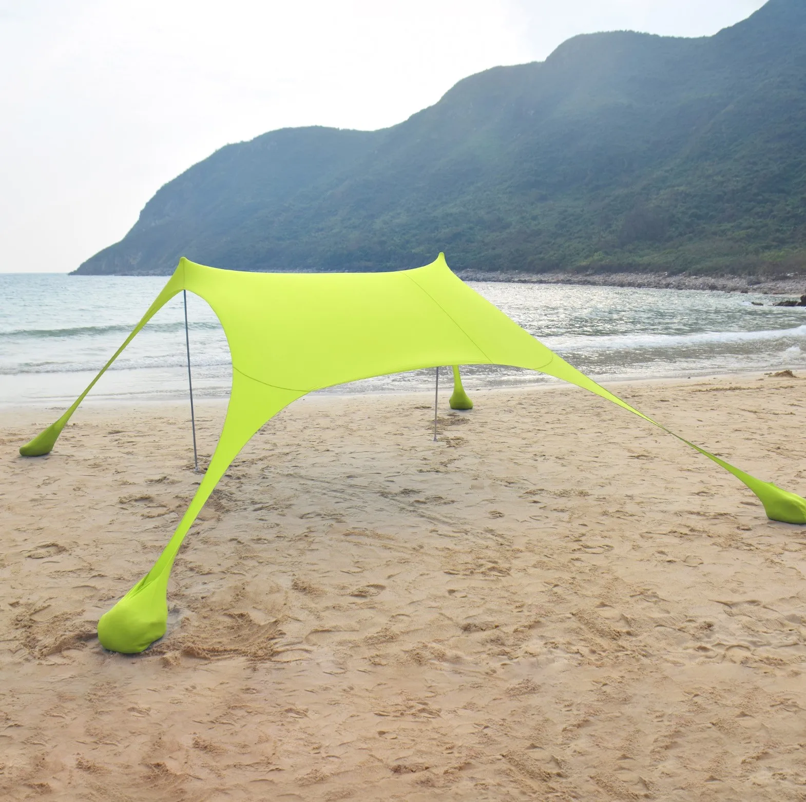 

210x210cm Middle Size beach tent lycra Camping UV50+ lycra fabric tent