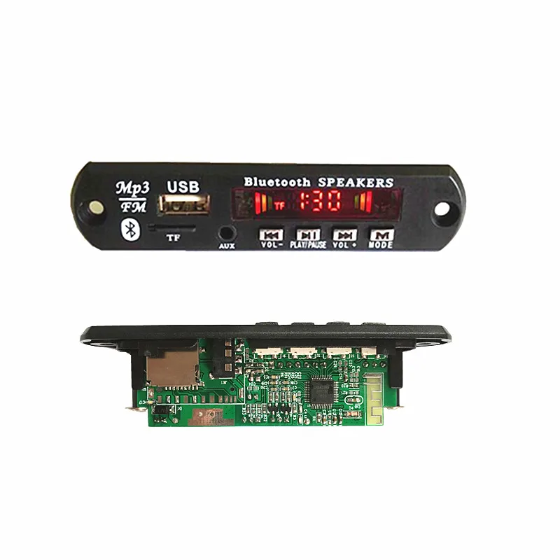 

JK6836BT Car audio USB MP3 player lossless with line out circuit board, music decoder USB bluetooth speaker TF card