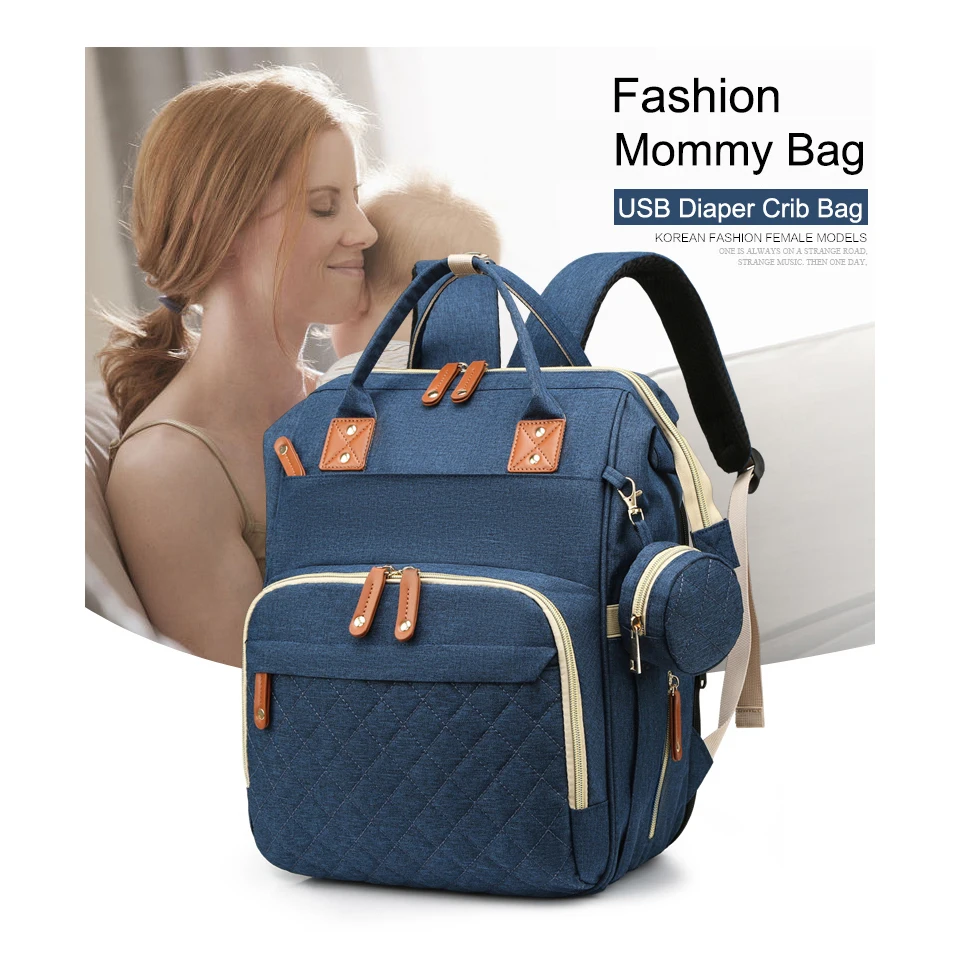 

OMASKA Custom Diaper Changing Bag station mochila panalera bags usb charging baby backpack bolsa maternidade backpacks