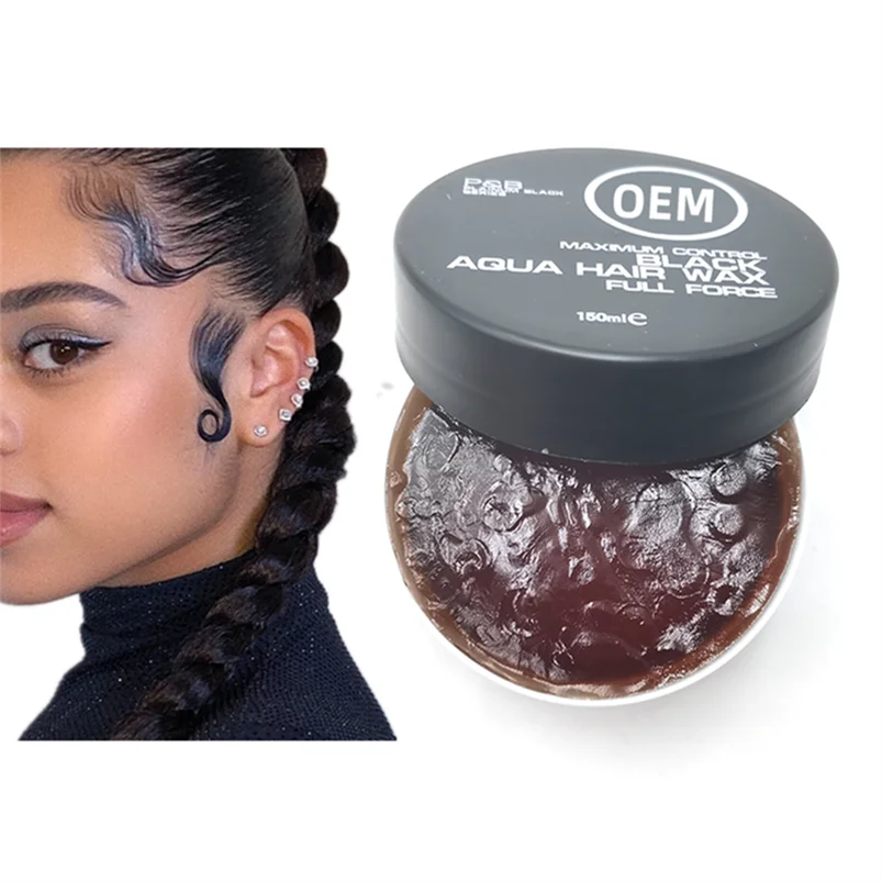 

oem professional pomade private label hold and no flaking edge control vendors wholesale