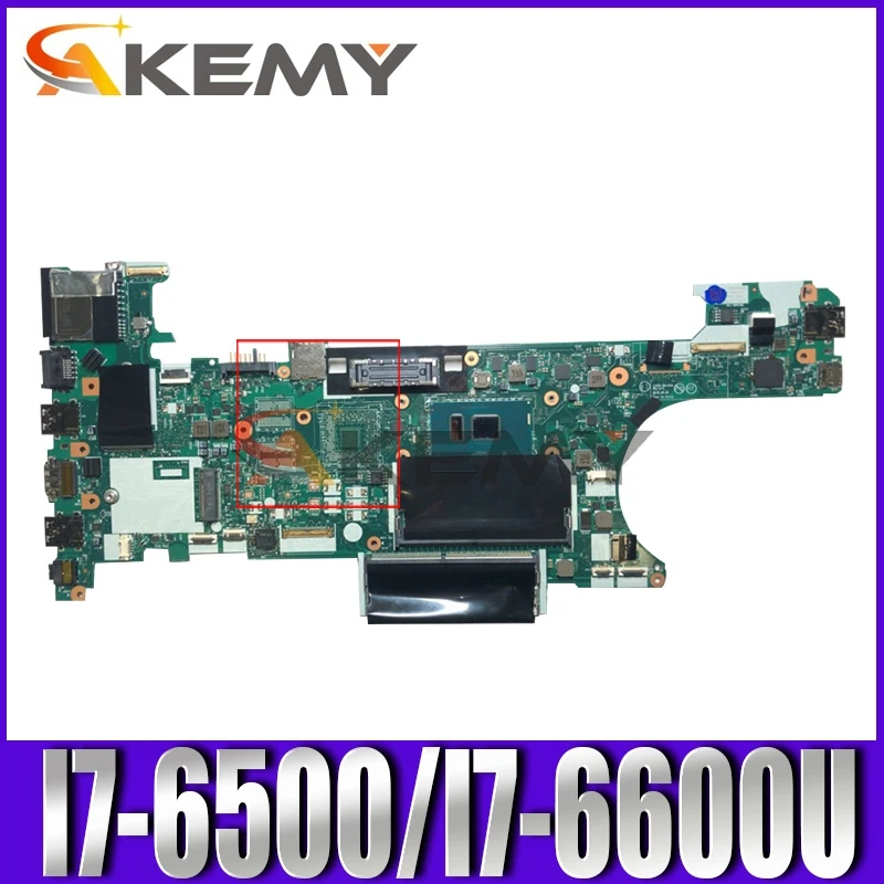 

Akemy CT470 NM-A931 For Thinkpad T470 Notebook Motherboard FRU 01HW555 00UR443 01HW556 00UR444 CPU I7 6500 i7-6600U