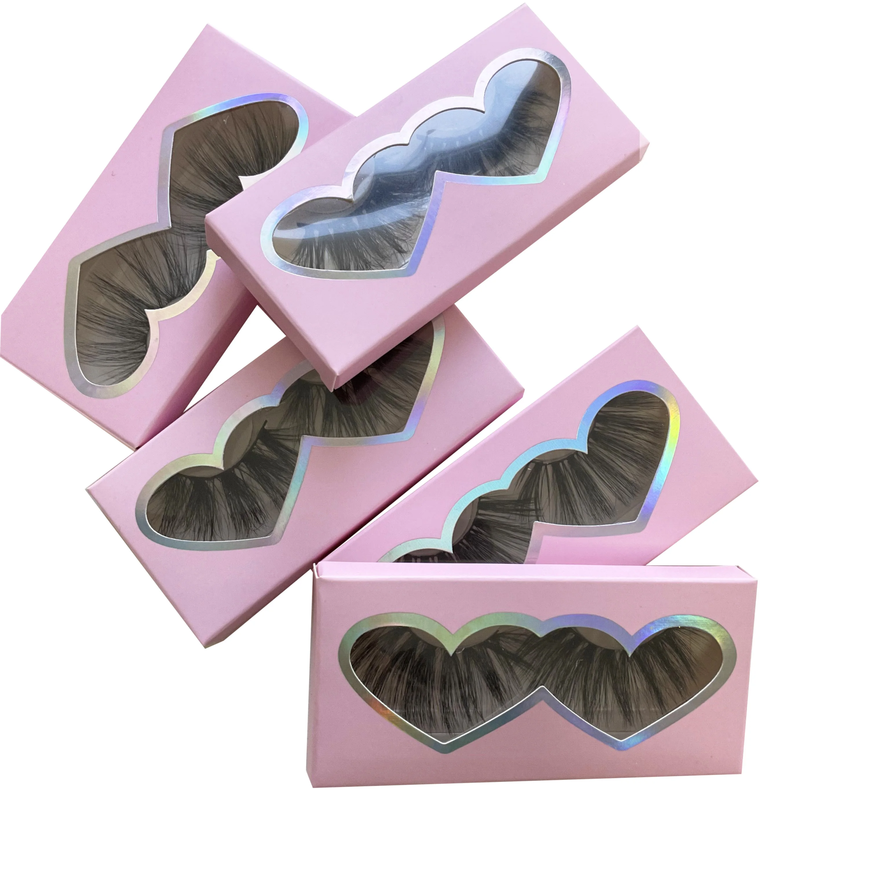 

Private Label 100% Real Mink Lashes 3d 25mm Mink Lash Vendors Custom Eyelash Box With Logo, Black
