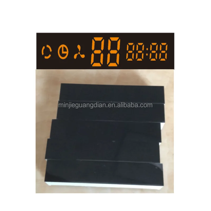 Customized 7 Segment LED Display Dark Sticker - Small Sticker for Wall ...