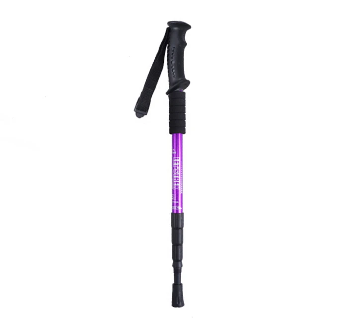 

2021 Aluminium Alloy Alpenstock Mountaineering Cane Trekking Poles Hiking Nordic Walking Sticks