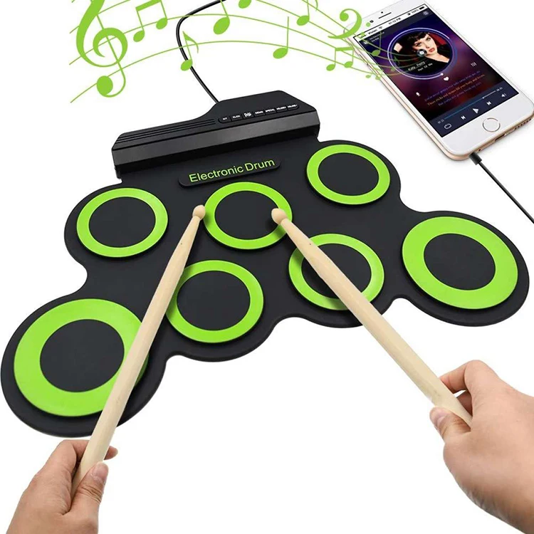 

Kids Musical Instrument Jack Kit Cable Electronic Usb Midi Small Acoustic Drum Set