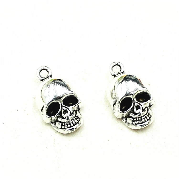 

Fashion jewelry wholesale punk style Indian chief pirate silver gold male skull diy Pendants, As picture