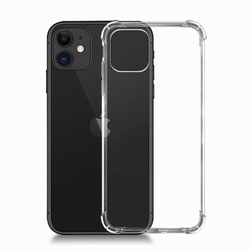 

best Tpu hydrogel transparent Super clear Rear cover soft Protect shell four corners airbag for iphone 11 case shockproof