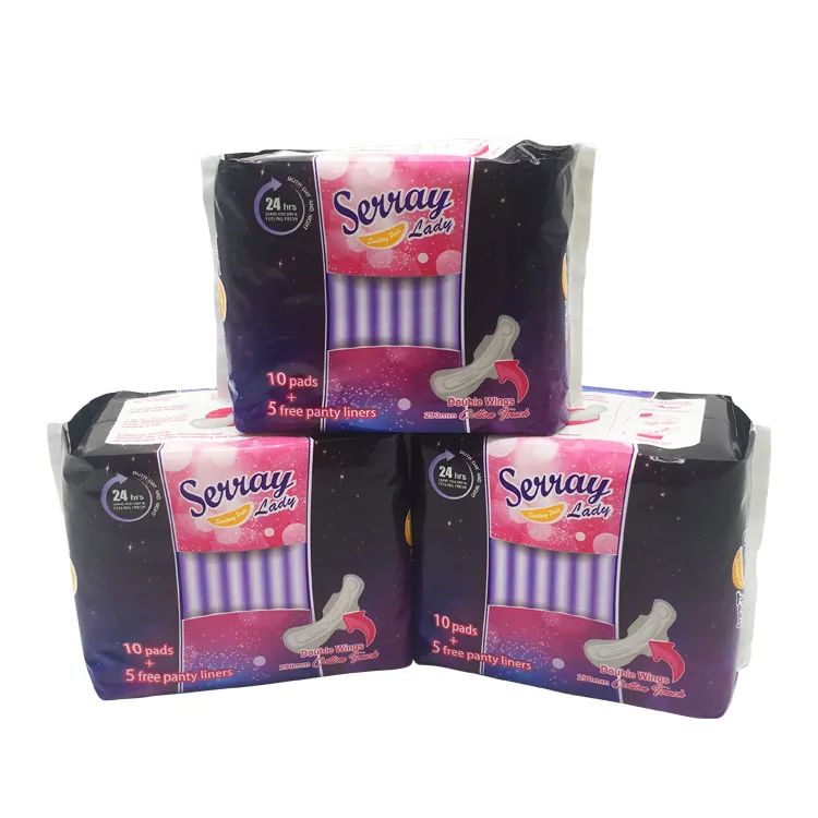 Wholesale Manufacturing Cotton Anion Sanitary Napkin Women Sanitary