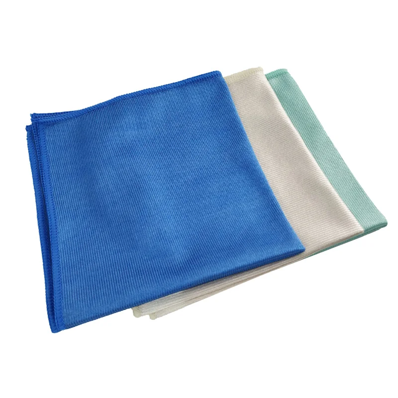 

microfiber glass cloth china supplier household cleaning cloth glass cloth, Grey, blue, pink ,green