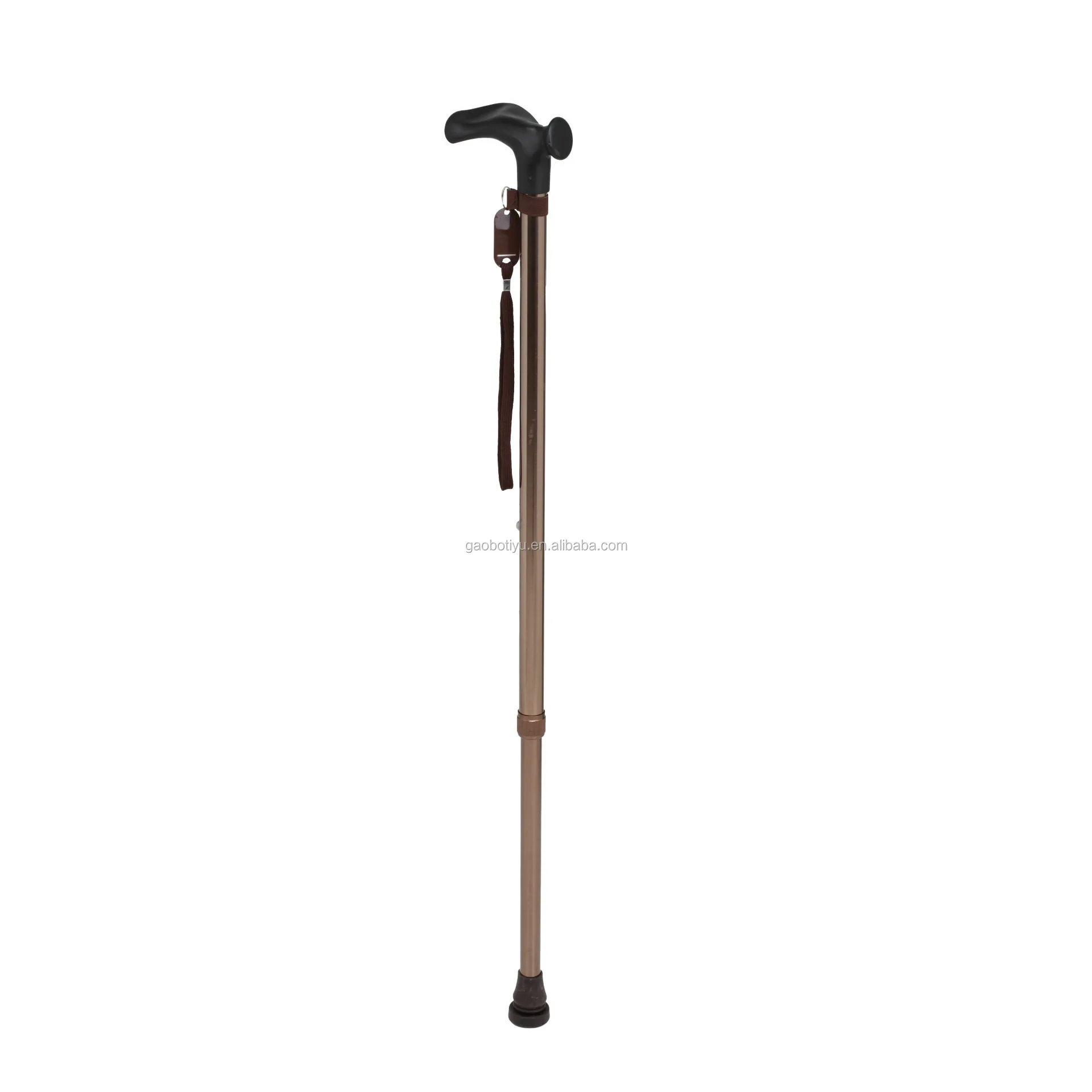 Walking Cane With Palm Grip Orthopedic Handle For Right Hand