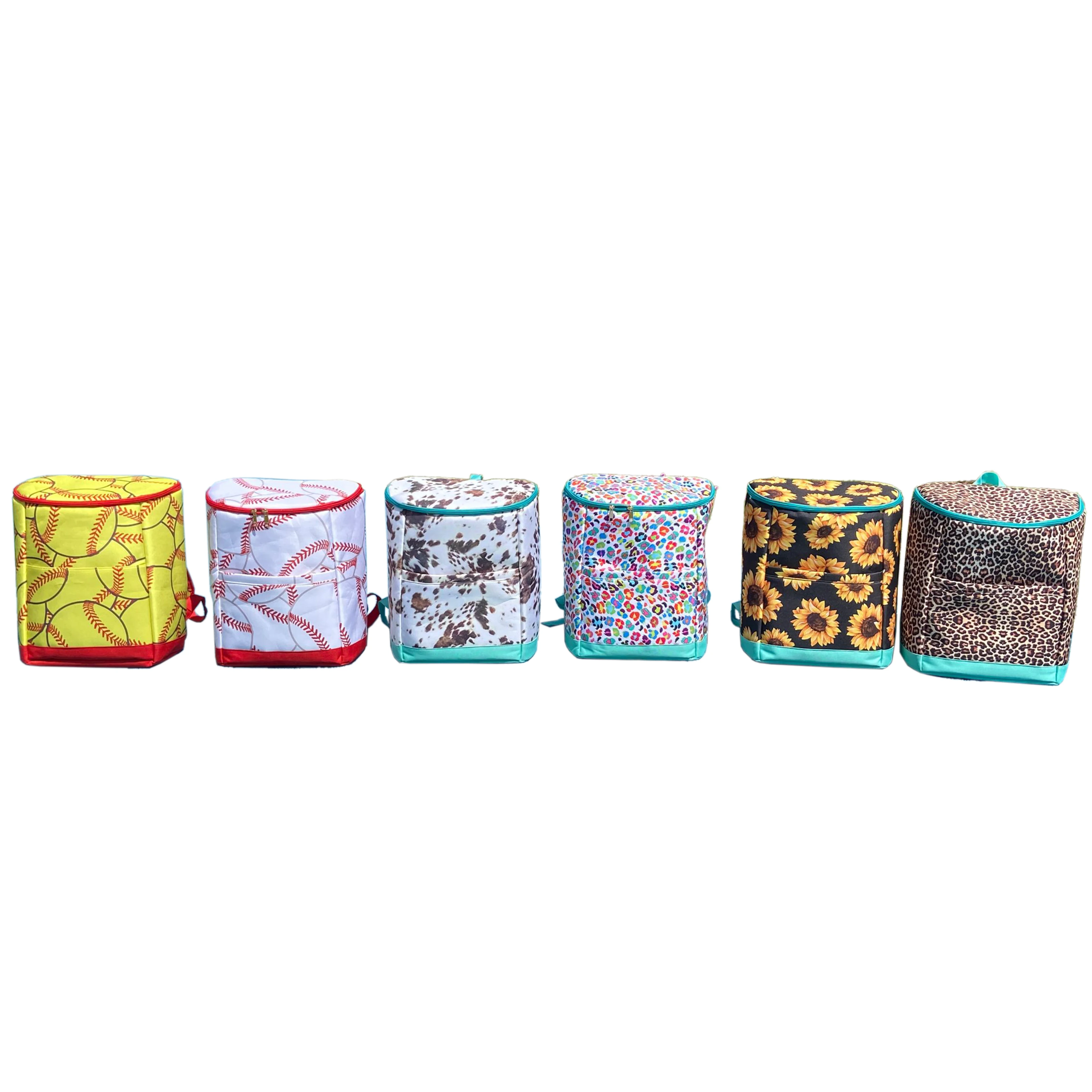 

2021 RTS Insulated Leopard Colorful Cheetah Backpack Cooler, As picture