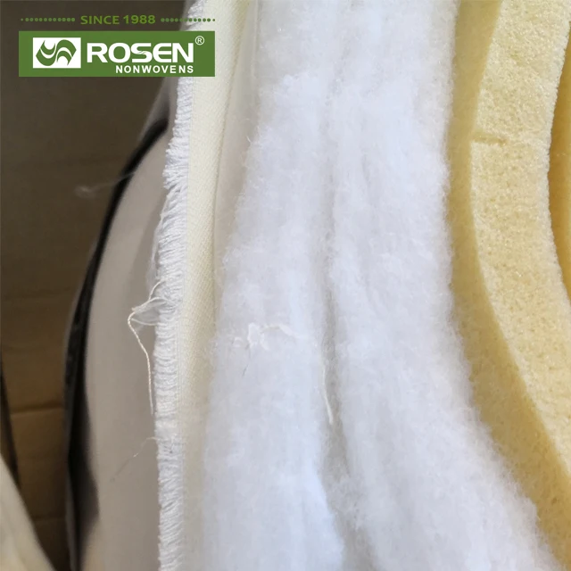 
RS NONWOVEN fluffy breathable no smell high quality camel wool felt wadding for mattress quilts stuffings interlinings 