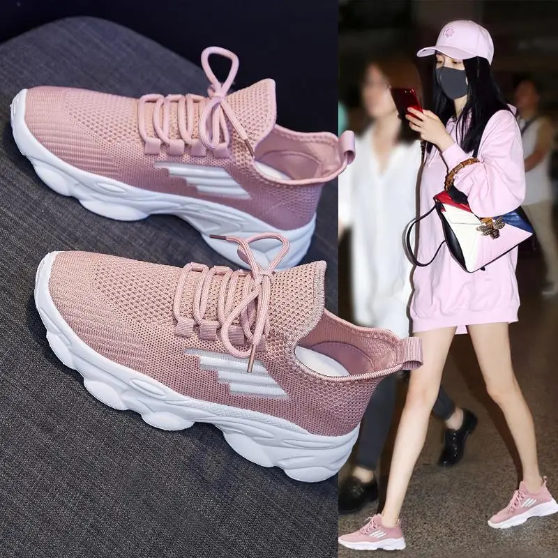 

Outdoor Women Shoes Platform Casual Breathable Sneakers for women