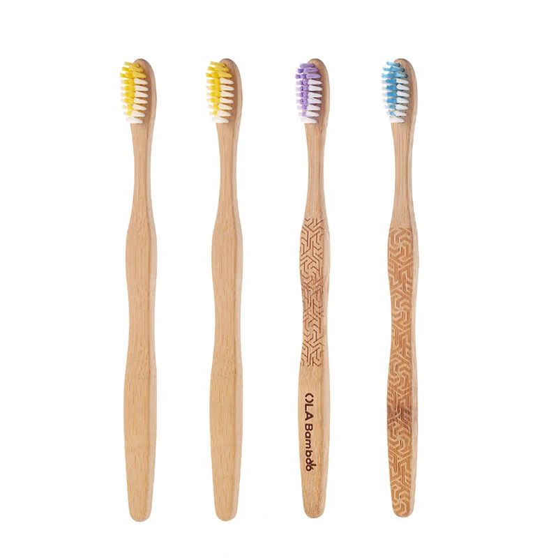 

Free Sample China 100% Nature Eco-Friendly China Biodegradable Wooden Toothbrush Bamboo Wholesale