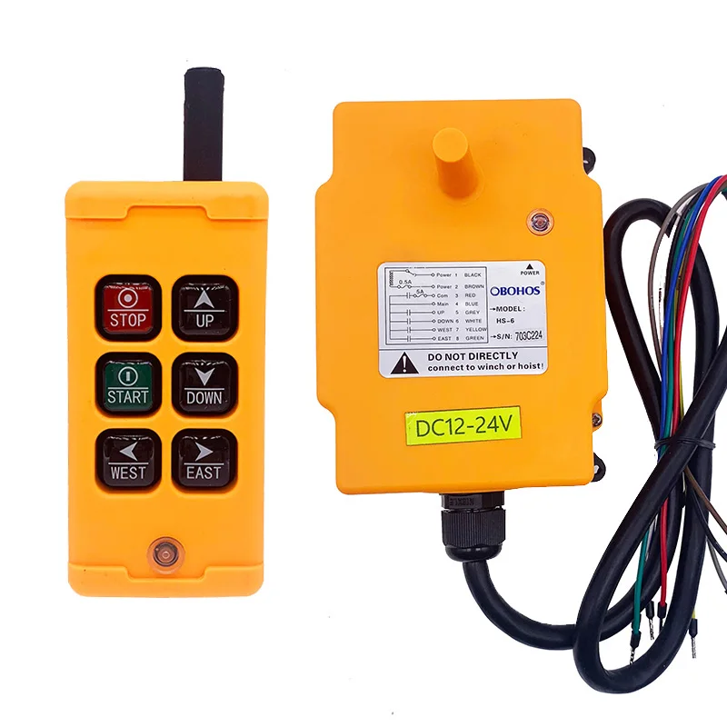 

HS-4 HS-6 HS-8 Radio transmitter and receiver overhead crane remote control tail lift