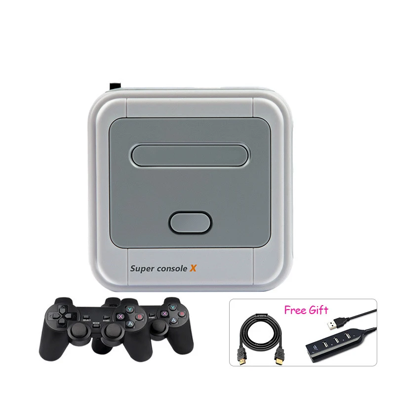 

Retro WIFI TV Game Console With 50000 Games 2.4G Wireless Controllers For PSP/N64/DC/NDS/PS