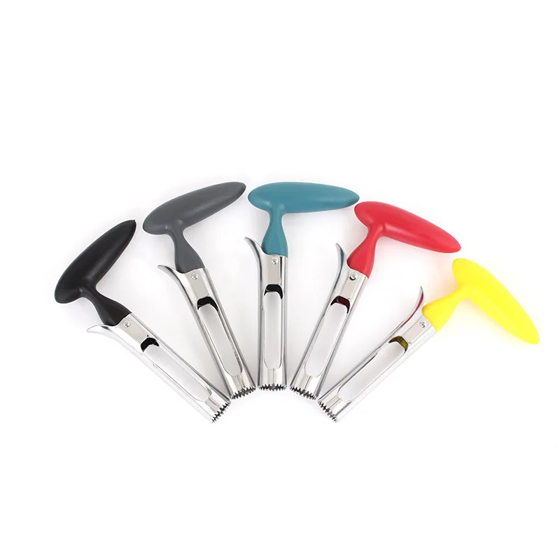

Easy to Use Durable Stainless Steel Kitchen Gadgets Cupcake Corer Apple Corer Remover for Pears, Black,red,green,