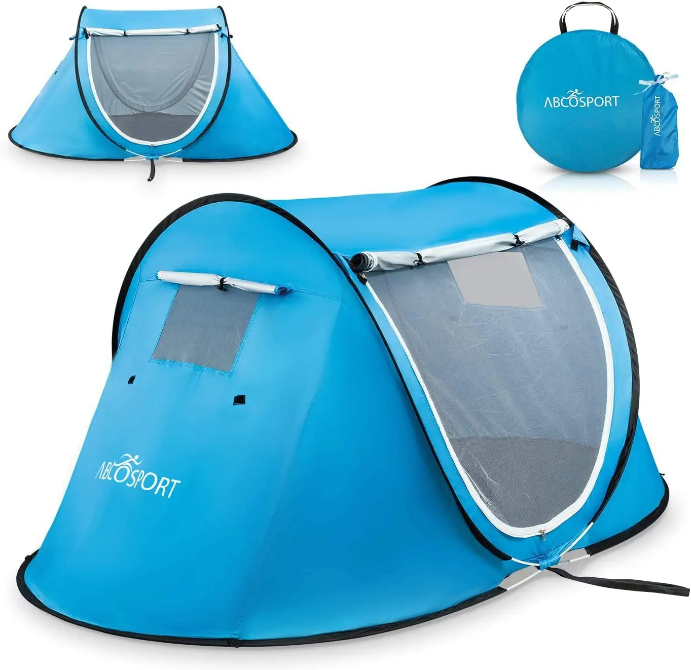 

Pop Up Tent Automatic Instant Tent Portable Cabana Beach Tent Fits 2 People UV Protection Sun Shelter, Custmoized