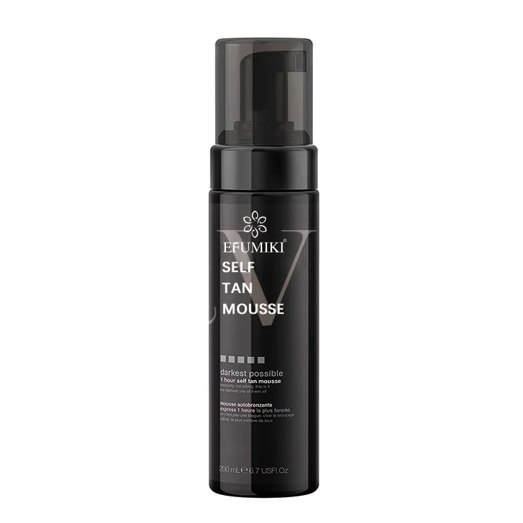 100 Percent Natural Vegan Bronzing Mousse Fake Self Tanning Mousse Private Label Self Tan Mousse