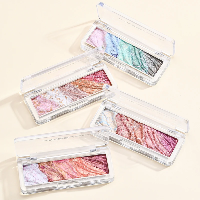 

high quality waterproof matte glitter mineral beauty glazed eye shadow palette