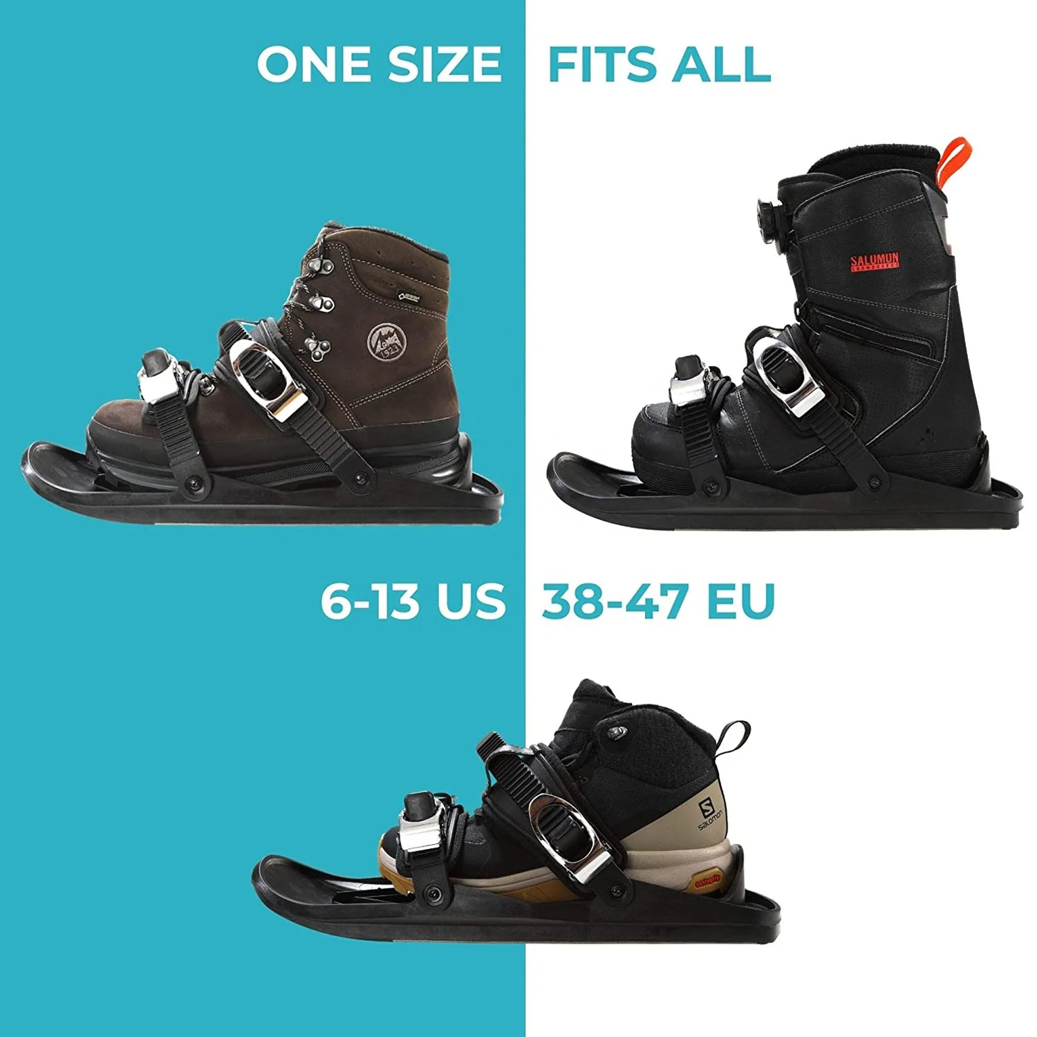 Drop Shipping Outdoor ski boots Gaming snow skate shoes for adults womens with adjustable metal buckle Snowboard ski boot strap