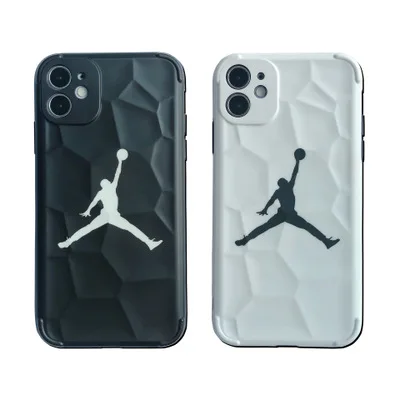 

Newest Three-Dimensional Pattern Soft Shell All-inclusive AJ Jordan Mobile Phone Case For iPhone 12 11 Pro Max Mini XR XS Se2020