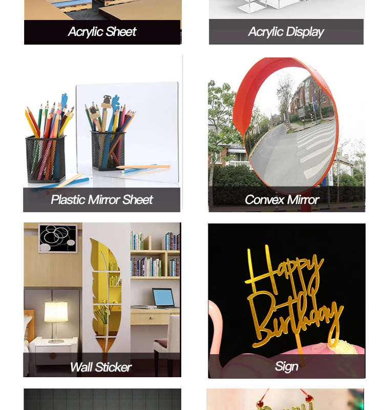 white acrylic 0.8-1mm see through acrylic sheet plexi glass