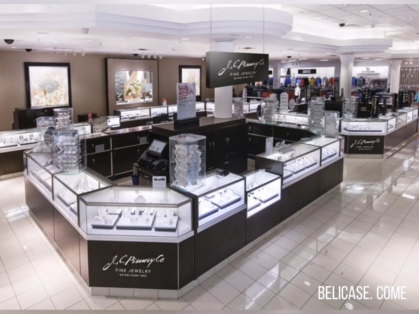 Cheap Jewelry Shop Counter Design Case Jewelry Display Showcase