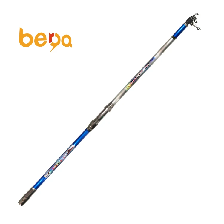 

Bule Color YUAN FUJI Telescopic Surf fishing rod 3.6m-4.5m Carbon Super Hard long throlling casting rod sea boat fishing rod, Black/white/red/yellow/orange, customizable