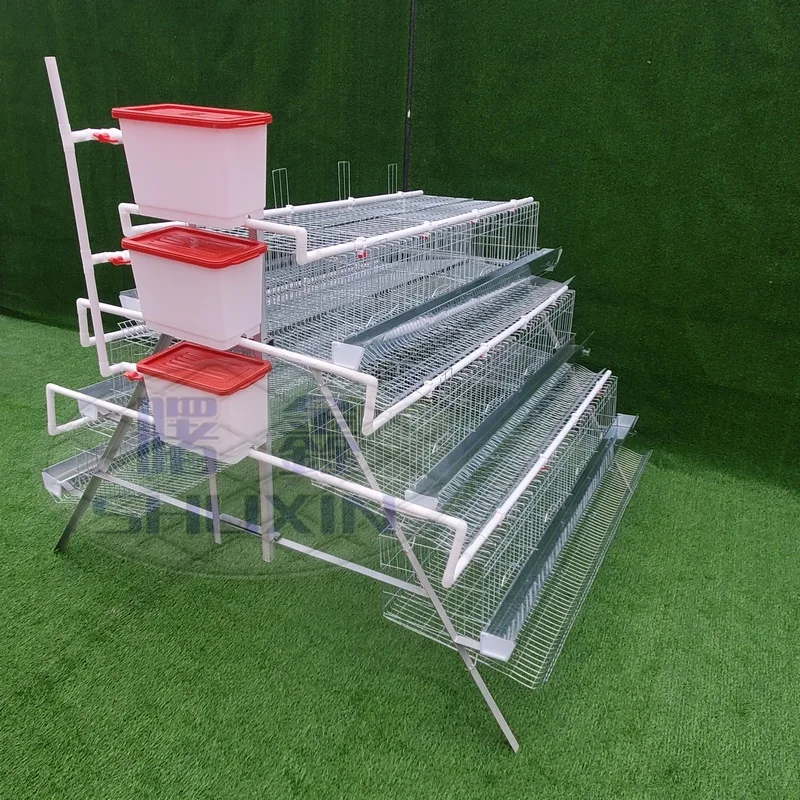 Hot Dipped Galvanized Strong Metal Tube Frame For 3 Tiers 96 Birds