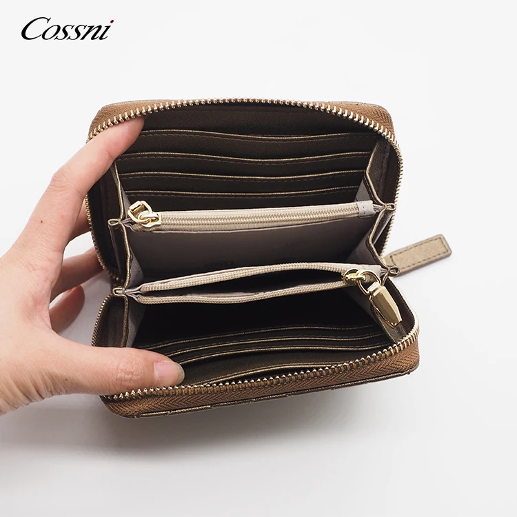 

fashion jawller quilt multi purpose zip cow leather pop up wallet for women, Customized color