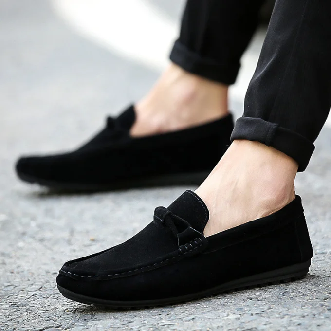 

Fashion breathable shoes men loafers shoe casual driving shoe for male, Blue, black, gray