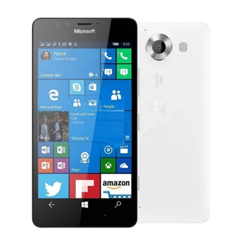 

For Nokia Lumia 950 Mobile Phones Dual SIM 4G LTE 5.2'' 20MP WIFI GPS Hexa Core 3GB 32GB