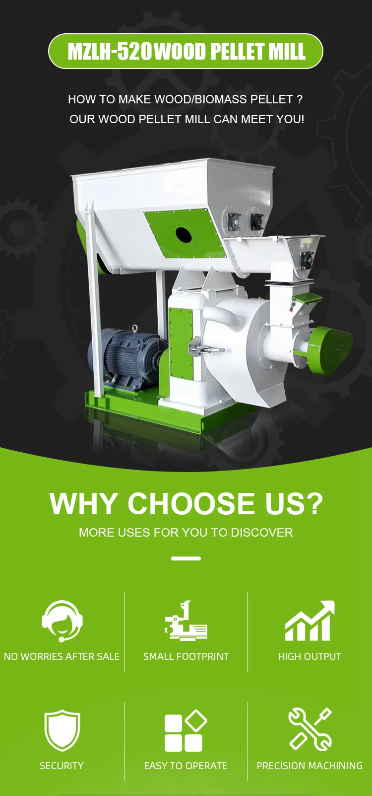 Sugar Cane Bagasse Pellet Making Machine