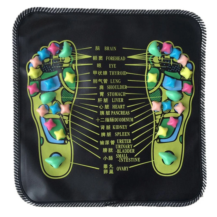 Foot Acupoint Massage Pad Healthy Foot Massager Stone Massage Mat - Buy ...