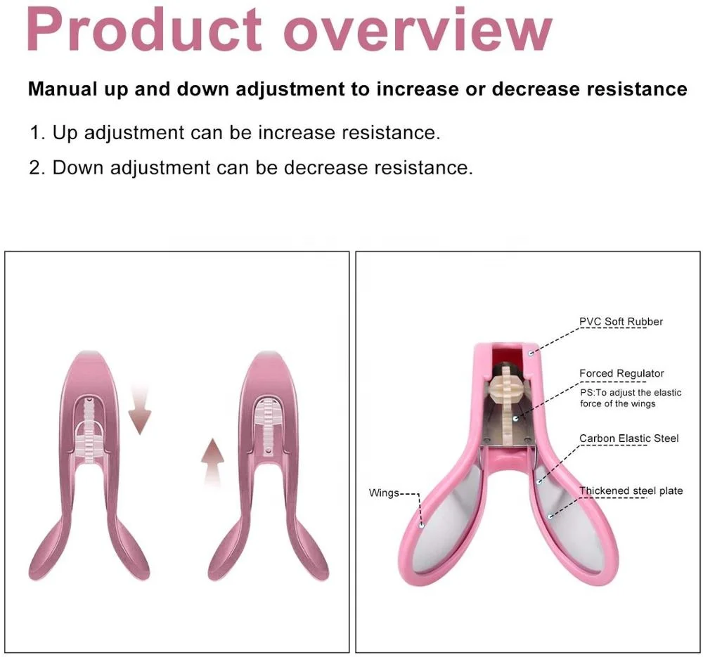 
Pelvic Floor Muscle Inner Thigh Exerciser Strengthens Thighs Buttocks Improves Bladder Control Fitness Exercise PVC 