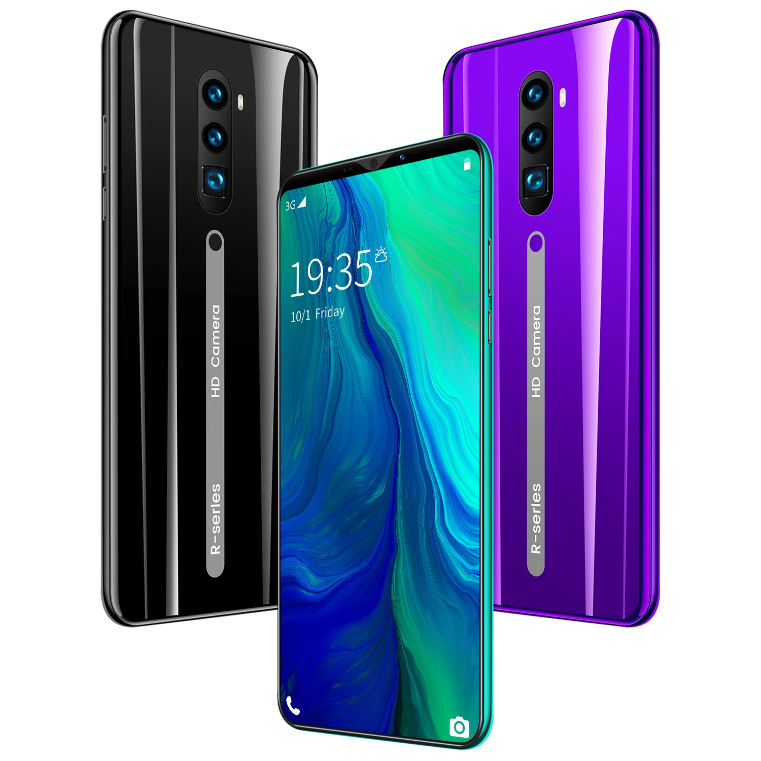 

5G Rino3 pro Mobilephone OEM ODM 5.8inch phone 12GB+512GB Battery 4800mAh HD 1440*3040 Dual cards and Dual standby smartphone