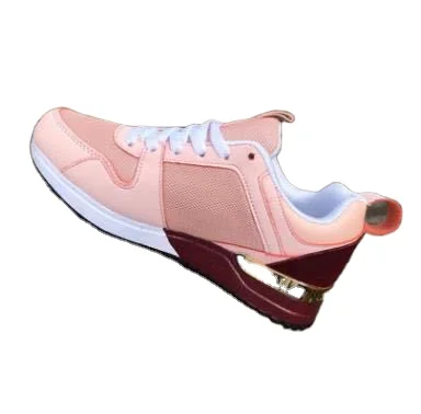 

2021 new summer breathable leisure sneaker for women with high platform shoes, As shown in figure