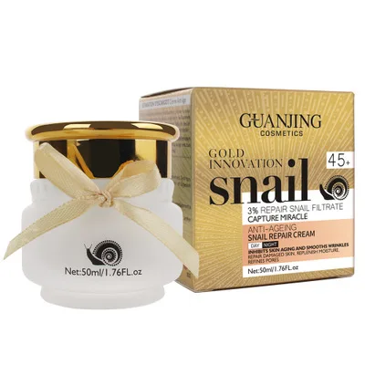 

Ze Light Snail Repair Cream Korea Skin Tightening Anti Aging Moisturizer Skin Whitening Snails Face Cream