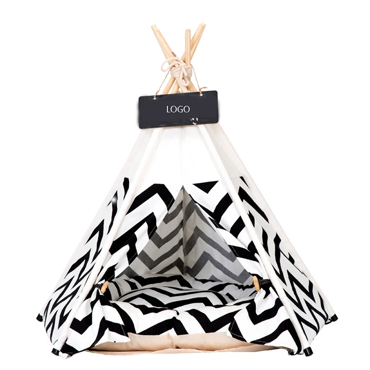 

New dog bed tent pet teepee tent, As pic