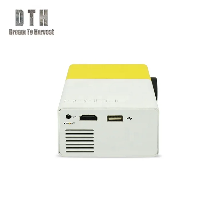 
YG-300 Mini led projector HD 1080 portable home theater pocket cheap price YG300 