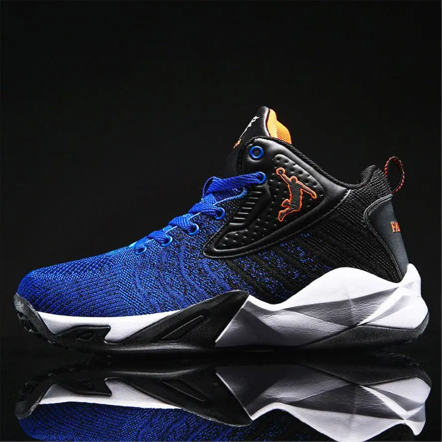 Jordan Street Basketball Sneakers Anti skid High top Breathable Basketball Boots