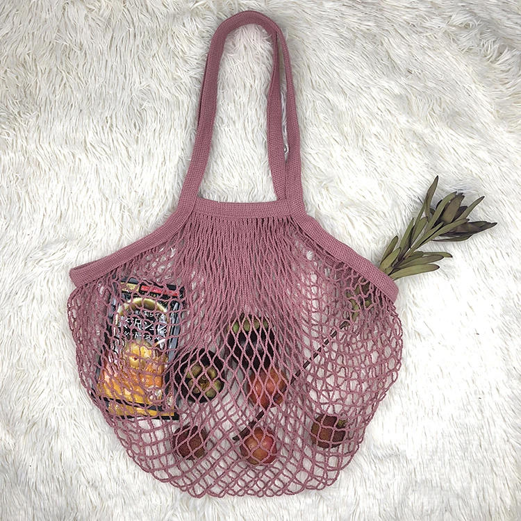 mesh grocery tote