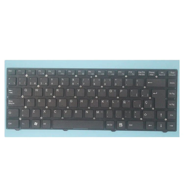 

HK-HHT laptop keyboard manufacturers For MP-10F88E1-F512 SP layout color optional laptop keyboards with backlight
