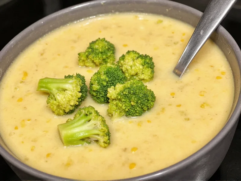 Perfect Homemade Broccoli Cheese Soup Recipe