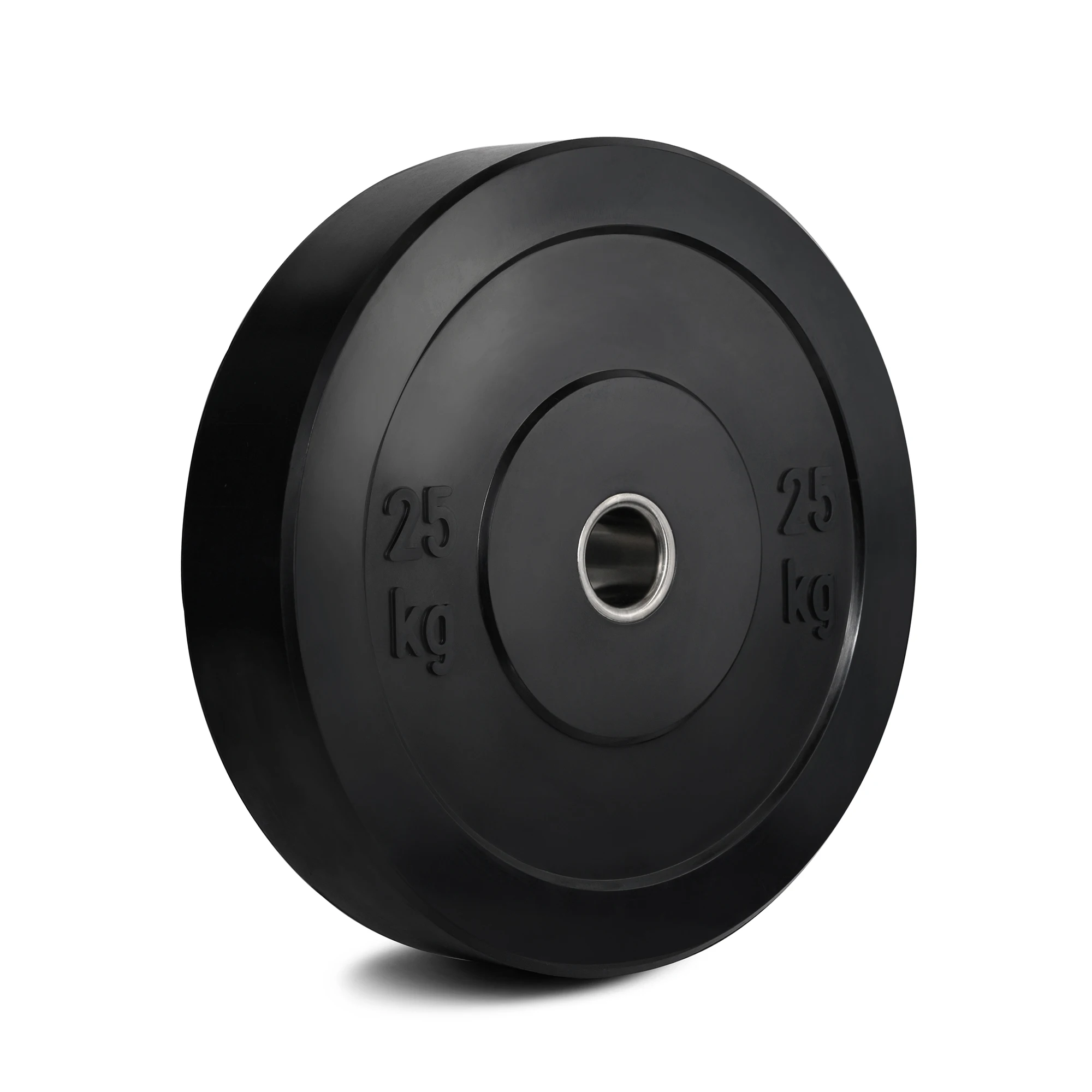 

Fitness Competition Rubber Weight Lifting Plates Bumper for Sale, Black
