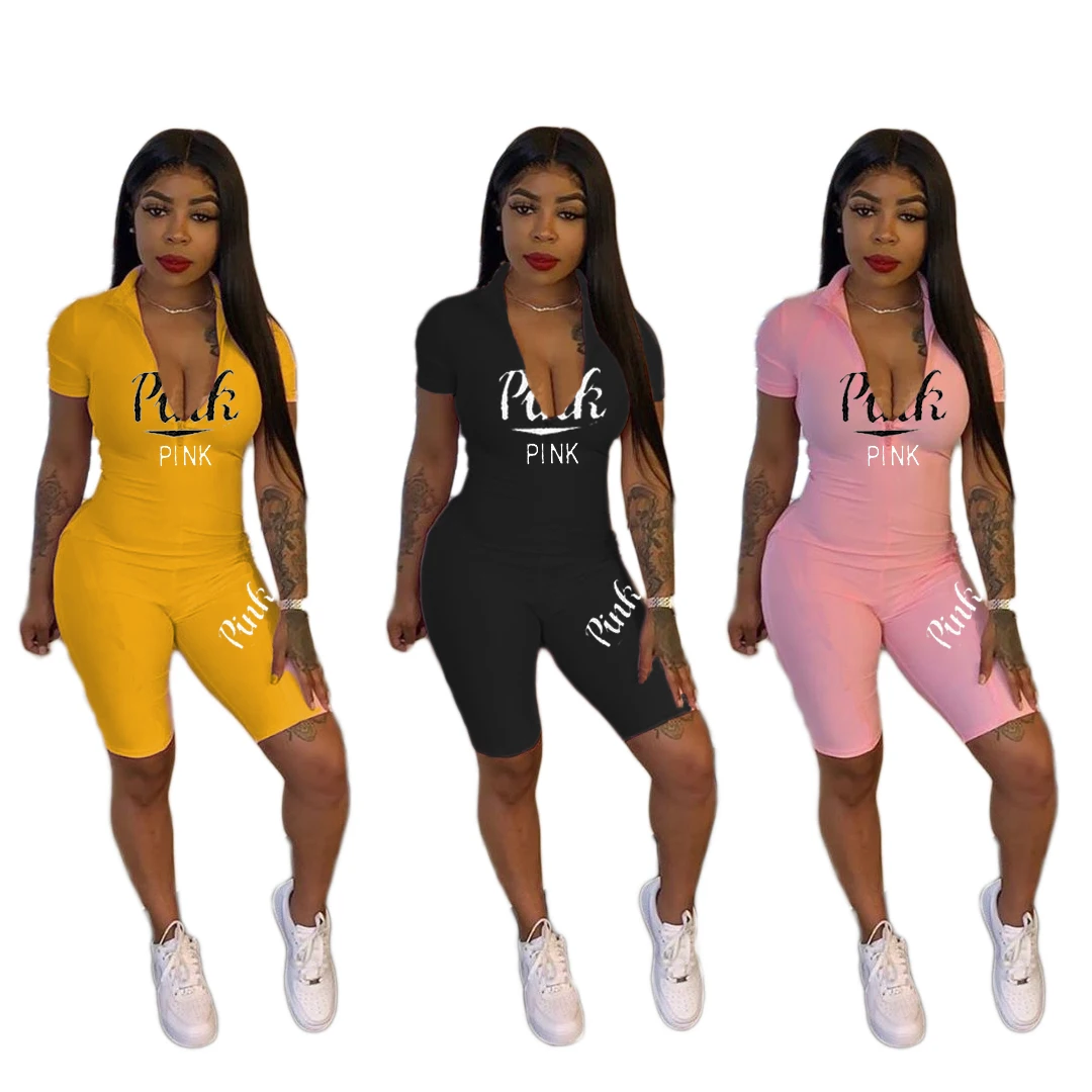 

2021 Hot style printed casual sports jumpsuit is a hot seller Sports Jumpsuit