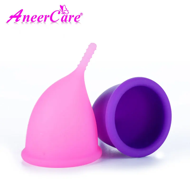 

New Copa Eco Friendly 100% Medical Silicone Organic Reusable Menstrual Cup, Pink purple